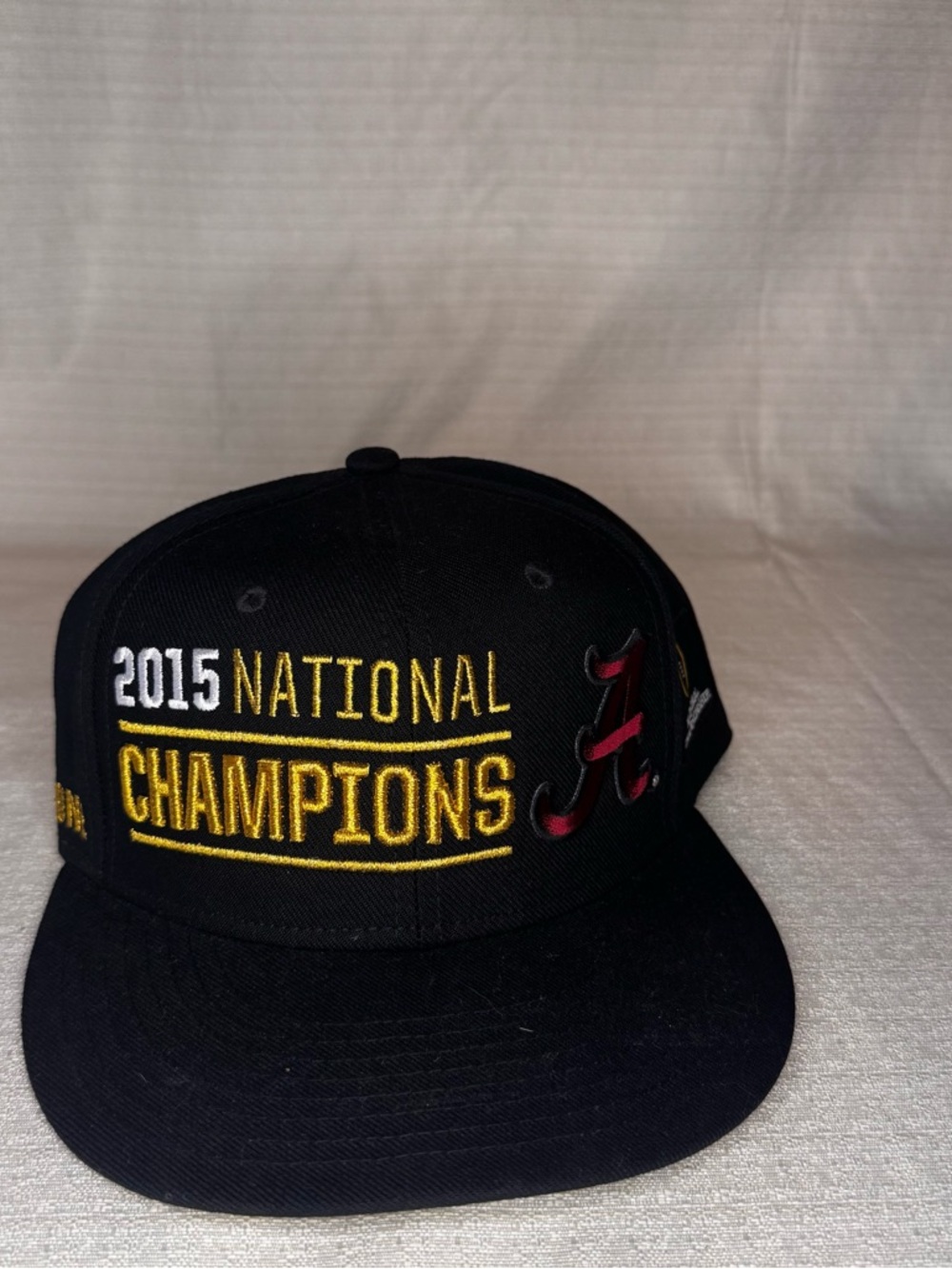 Nike Black Snapback Hat with Gold and Crimson Accents